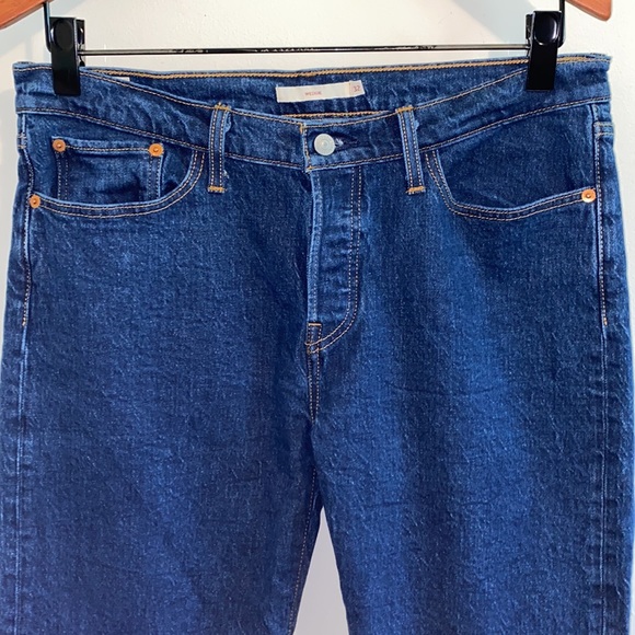 LEVIS Wedgie Darkwash Tapered Jeans - Picture 9 of 11